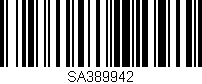 Código de barras (EAN, GTIN, SKU, ISBN): 'SA389942'