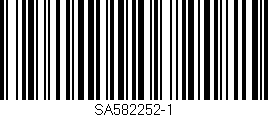 Código de barras (EAN, GTIN, SKU, ISBN): 'SA582252-1'