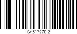 Código de barras (EAN, GTIN, SKU, ISBN): 'SA617270-2'