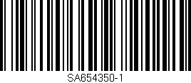 Código de barras (EAN, GTIN, SKU, ISBN): 'SA654350-1'