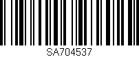 Código de barras (EAN, GTIN, SKU, ISBN): 'SA704537'