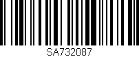 Código de barras (EAN, GTIN, SKU, ISBN): 'SA732087'