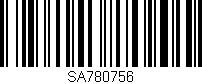 Código de barras (EAN, GTIN, SKU, ISBN): 'SA780756'