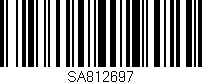Código de barras (EAN, GTIN, SKU, ISBN): 'SA812697'