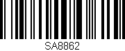 Código de barras (EAN, GTIN, SKU, ISBN): 'SA8862'