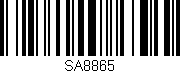 Código de barras (EAN, GTIN, SKU, ISBN): 'SA8865'