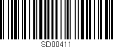 Código de barras (EAN, GTIN, SKU, ISBN): 'SD00411'
