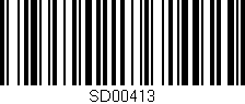 Código de barras (EAN, GTIN, SKU, ISBN): 'SD00413'