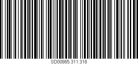 Código de barras (EAN, GTIN, SKU, ISBN): 'SD00865.311.318'