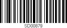 Código de barras (EAN, GTIN, SKU, ISBN): 'SD00879'