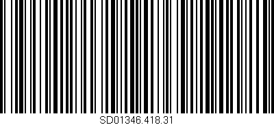 Código de barras (EAN, GTIN, SKU, ISBN): 'SD01346.418.31'