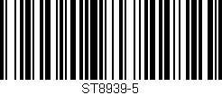 Código de barras (EAN, GTIN, SKU, ISBN): 'ST8939-5'