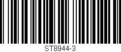 Código de barras (EAN, GTIN, SKU, ISBN): 'ST8944-3'