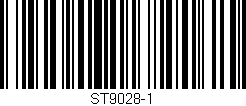 Código de barras (EAN, GTIN, SKU, ISBN): 'ST9028-1'