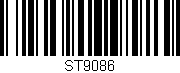 Código de barras (EAN, GTIN, SKU, ISBN): 'ST9086'