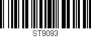 Código de barras (EAN, GTIN, SKU, ISBN): 'ST9093'