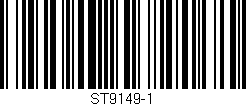 Código de barras (EAN, GTIN, SKU, ISBN): 'ST9149-1'