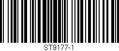Código de barras (EAN, GTIN, SKU, ISBN): 'ST9177-1'