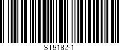 Código de barras (EAN, GTIN, SKU, ISBN): 'ST9182-1'
