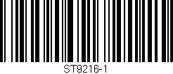 Código de barras (EAN, GTIN, SKU, ISBN): 'ST9216-1'