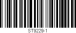 Código de barras (EAN, GTIN, SKU, ISBN): 'ST9229-1'