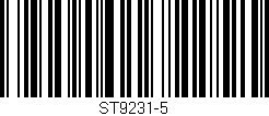 Código de barras (EAN, GTIN, SKU, ISBN): 'ST9231-5'