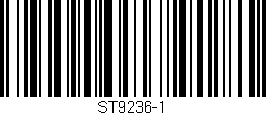 Código de barras (EAN, GTIN, SKU, ISBN): 'ST9236-1'