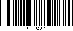 Código de barras (EAN, GTIN, SKU, ISBN): 'ST9242-1'