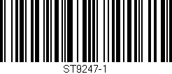 Código de barras (EAN, GTIN, SKU, ISBN): 'ST9247-1'