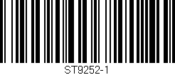 Código de barras (EAN, GTIN, SKU, ISBN): 'ST9252-1'