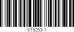 Código de barras (EAN, GTIN, SKU, ISBN): 'ST9253-1'