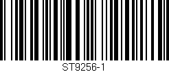 Código de barras (EAN, GTIN, SKU, ISBN): 'ST9256-1'