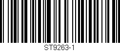 Código de barras (EAN, GTIN, SKU, ISBN): 'ST9263-1'