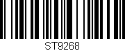 Código de barras (EAN, GTIN, SKU, ISBN): 'ST9268'