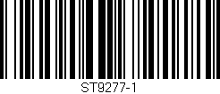 Código de barras (EAN, GTIN, SKU, ISBN): 'ST9277-1'
