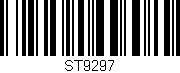 Código de barras (EAN, GTIN, SKU, ISBN): 'ST9297'