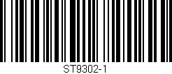 Código de barras (EAN, GTIN, SKU, ISBN): 'ST9302-1'