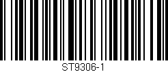 Código de barras (EAN, GTIN, SKU, ISBN): 'ST9306-1'
