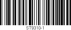 Código de barras (EAN, GTIN, SKU, ISBN): 'ST9310-1'