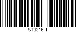 Código de barras (EAN, GTIN, SKU, ISBN): 'ST9316-1'