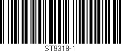 Código de barras (EAN, GTIN, SKU, ISBN): 'ST9318-1'