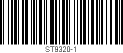 Código de barras (EAN, GTIN, SKU, ISBN): 'ST9320-1'