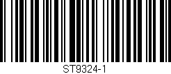 Código de barras (EAN, GTIN, SKU, ISBN): 'ST9324-1'