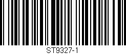 Código de barras (EAN, GTIN, SKU, ISBN): 'ST9327-1'
