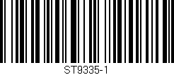 Código de barras (EAN, GTIN, SKU, ISBN): 'ST9335-1'