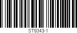 Código de barras (EAN, GTIN, SKU, ISBN): 'ST9343-1'