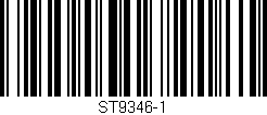 Código de barras (EAN, GTIN, SKU, ISBN): 'ST9346-1'