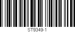 Código de barras (EAN, GTIN, SKU, ISBN): 'ST9349-1'