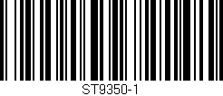 Código de barras (EAN, GTIN, SKU, ISBN): 'ST9350-1'