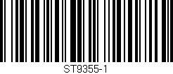 Código de barras (EAN, GTIN, SKU, ISBN): 'ST9355-1'